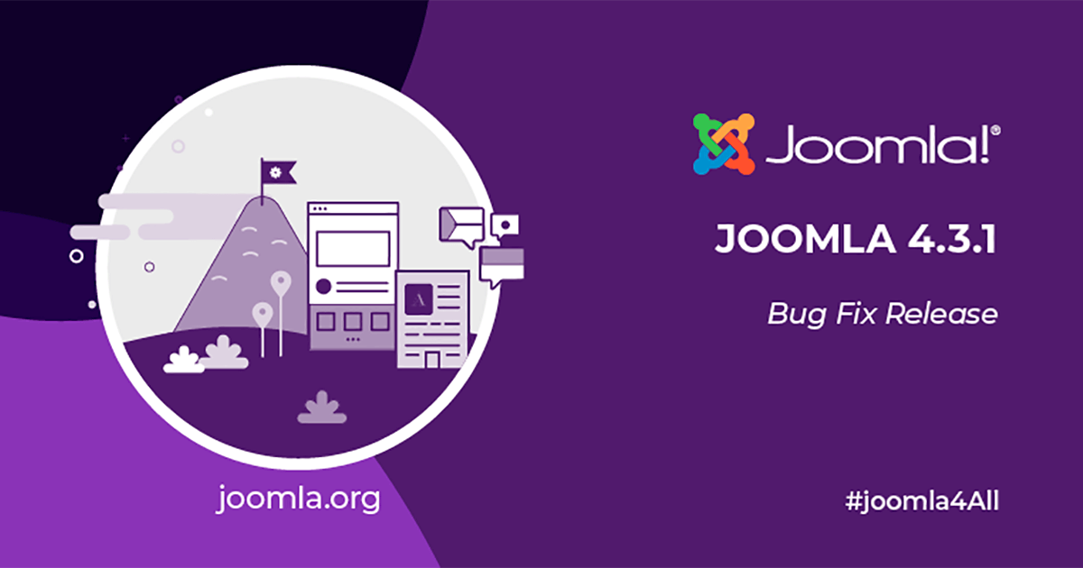Nueva versión Joomla 4.3.1 de corrección de errores