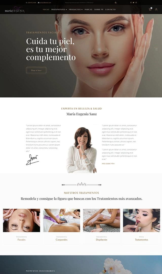 web para María Eugenia Sanz